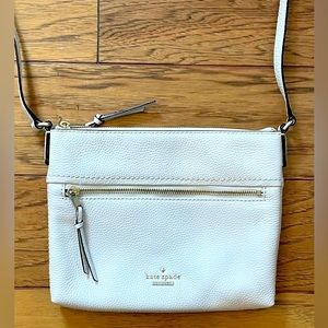 Kate Spade White Leather Crossbody